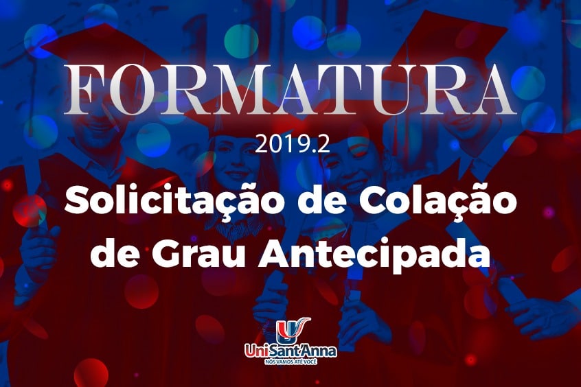 Read more about the article Colação de grau adiada para 17/07
