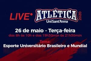 Atlética e CBDU realizam live sobre Esporte Universitário