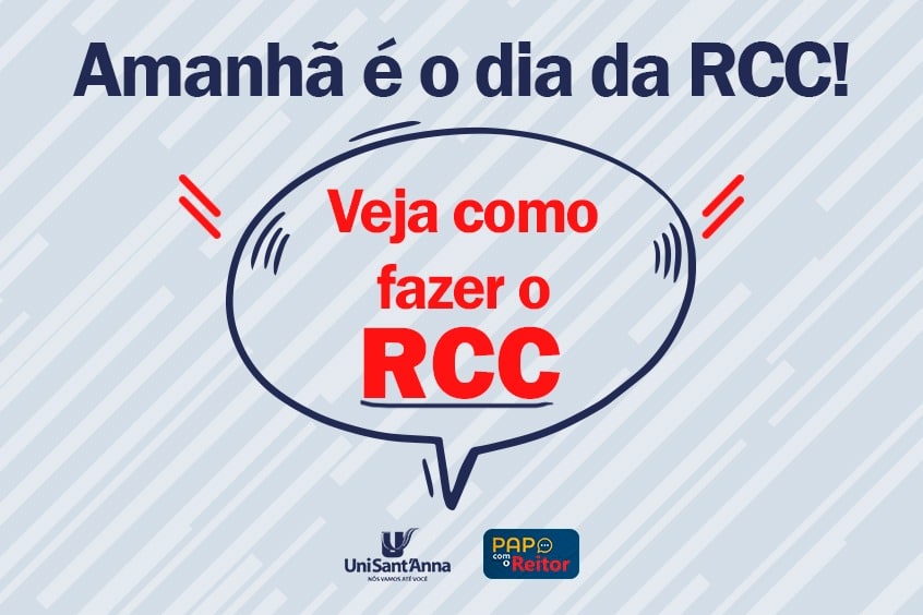 Leia mais sobre o artigo Veja como fazer a RCC