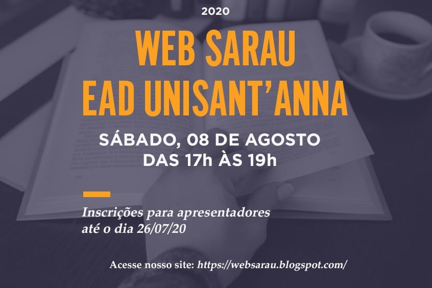 Read more about the article WEB SARAU: POESIA EM TEMPOS DE PANDEMIA