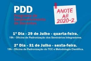 Leia mais sobre o artigo UniSant’Anna promove PDD – Programa de Desenvolvimento para Docentes 2020-2