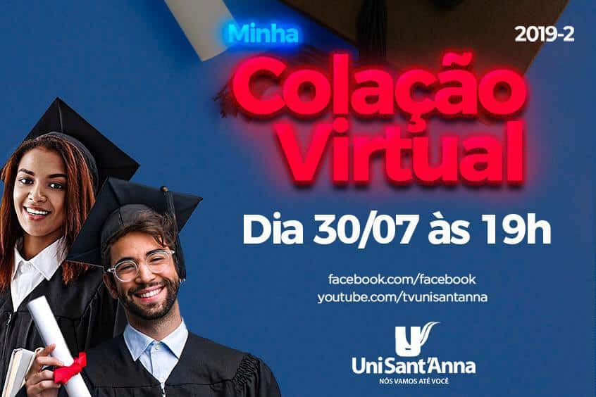 Read more about the article UniSant’Anna realiza colação virtual