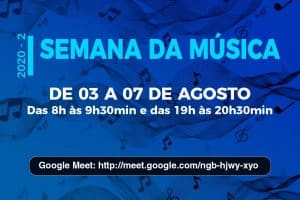 Read more about the article Semana de Música começa no UniSant’Anna, nessa segunda-feira, 03 de agosto
