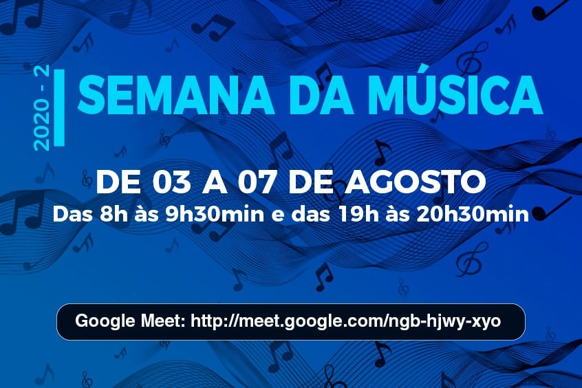 No momento, você está visualizando Semana de Música começa no UniSant’Anna, nessa segunda-feira, 03 de agosto