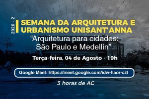 Read more about the article Arquitetura para Cidades será o tema dessa terça-feira na Semana de Arquitetura e Urbanismo