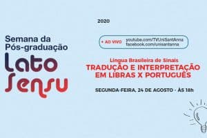 Read more about the article Curso de Pós realiza Live abordando Tradução e Interpretação em Libras x Português