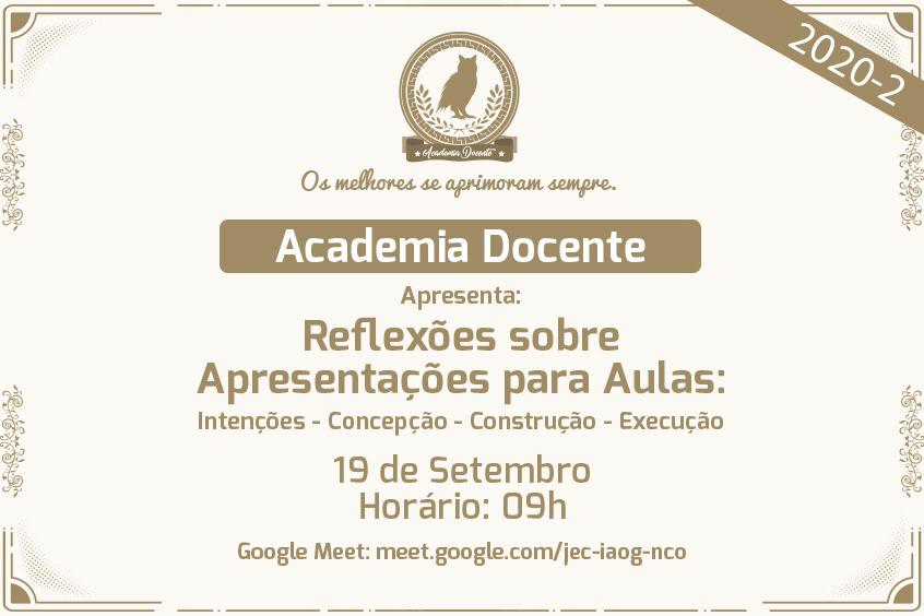 Read more about the article Academia Docente: Reflexões sobre Apresentações para Aulas