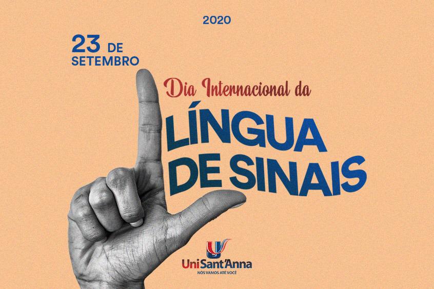 Hoje celebramos o Dia Internacional da Língua de Sinais! E dia 26