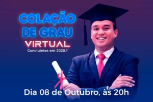 Leia mais sobre o artigo UniSant’Anna realizará cerimônia de colação de grau virtual nessa quinta-feira, 08 de outubro