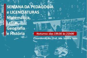 Read more about the article Veteranos de Pedagogia, Letras, Matemática, Geografia e História ganham semana especial para volta às aulas