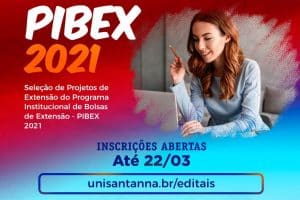 Leia mais sobre o artigo PIBEX: abertas as inscrições para Projetos de Extensão do UniSant’Anna