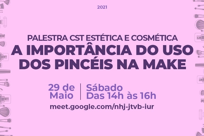 Read more about the article Curso de Estética e Cosmética promove Workshop sobre a importância do uso dos pincéis na make