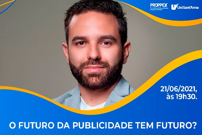 No momento, você está visualizando Palestra de Erick Costa, dia 21/06, abordará sobre o Futuro da Publicidade