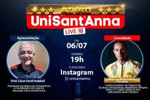 Leia mais sobre o artigo Live da Atlética UniSant’Anna recebe Márcio Wenceslau Ferreira