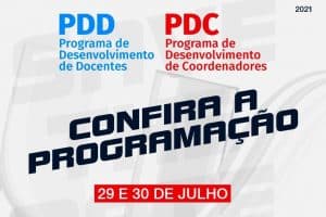 UniSant’Anna promove PDD e PDC dias 29 e 30 de julho