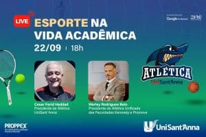 Read more about the article Atlética UniSant’Anna promove Live sobre Esporte na Vida Acadêmica
