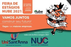 Read more about the article Parceiro do UniSant’Anna promove Feira de Estágios Virtual entre 21 e 23/09