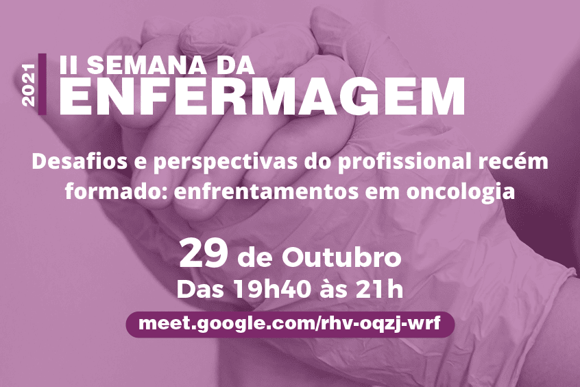 Leia mais sobre o artigo II Semana de Enfermagem discutirá sobre os desafios e perspectivas do profissional recém formado e os enfrentamentos em oncologia