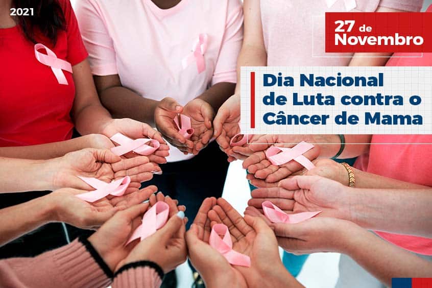 You are currently viewing 27 de Novembro: Dia Nacional de Luta contra o Câncer de Mama
