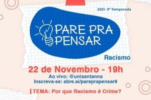 Read more about the article 9ª temporada do Pare pra Pensar discute o crime de racismo