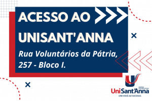 Read more about the article Entrada de pedestres no UniSant’Anna será pelo Bloco I