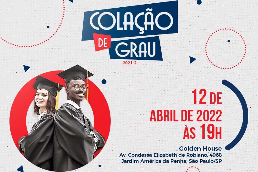 You are currently viewing Colação de Grau das turmas presenciais de 2021.2