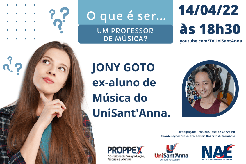 You are currently viewing Núcleo de Acompanhamento de Egressos convida para live “O que é ser um Professor de Música?”
