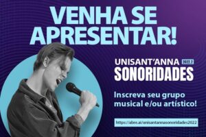 Leia mais sobre o artigo Apresente-se no UniSant’Anna Sonoridades