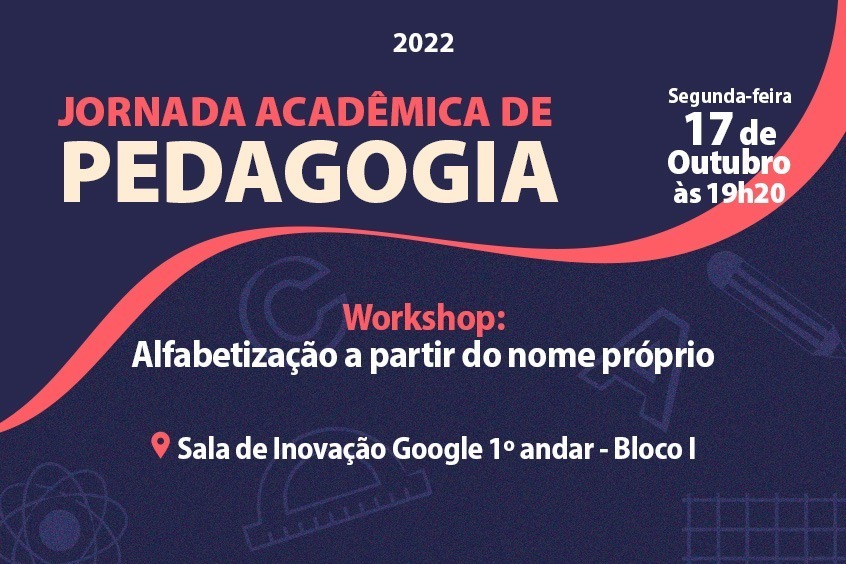 Read more about the article Jornada Acadêmica da Pedagogia acontece entre os 17 e 18 de outubro