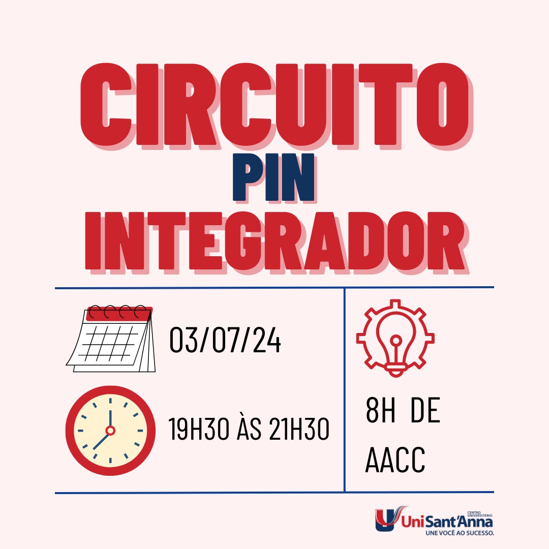 Você está visualizando atualmente Vem aí mais uma edição do Circuito Integrador dos PIN’s!